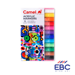 CAMEL Acrylic Markers 12 Shades 4.5 mm
